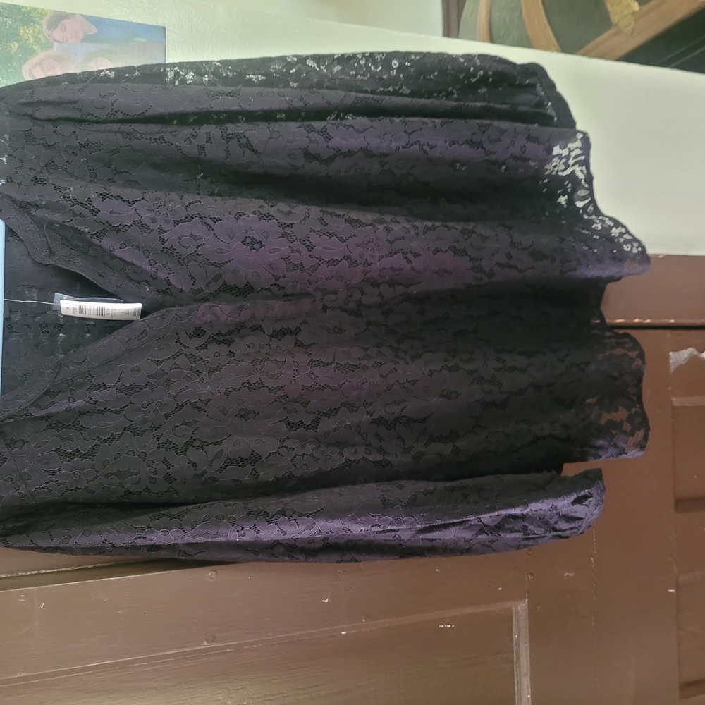 Elegant Black Lace Top